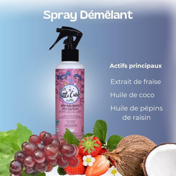 Little curls spray démêlant