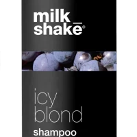  Le shampooing « Icy Blond Shampoo » nettoie les cheveux en douceur avec un pigment noir spécifique qui contrecarre les tons jaunes ou orange dans les cheveux blonds ou clairs, donnant des tons cendrés.