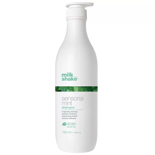 Sensorial Mint Shampoo est un Shampoing tonifiant. 2 formats s'offrent à vous 300ML ou 1000ML. Sa formule aux extraits de menthe, de sauge et de fruits biologiques nettoie en douceur, élimine les impuretés, rafraîchit et revitalise le cuir chevelu et les cheveux. Sans SLS/sles et sans paraben.