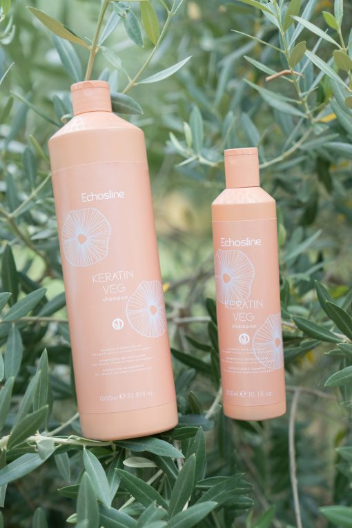 Keratin Veg - Shampoo shampooing révolutionnaire, infusé de kératine végétalienne, offre une expérience de lavage luxueuse tout en réparant et renforçant les cheveux de l'intérieur. Optez pour l'excellence avec Echosline, où la nature rencontre l'innovation pour des cheveux sublimes.