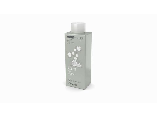 Green Daily Shampoo - Morphosis de Framesi. Formulé à 98% d'origine naturelle, ce shampooing révolutionnaire offre une expérience capillaire sans compromis entre l'efficacité et le respect de la nature.