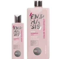 Color-tech Shampoo - Emphasis, appelé également Detox Shampoo est le shampooing révolutionnaire spécialement conçu pour répondre aux besoins des cheveux colorés, décolorés et soumis à des traitements techniques.