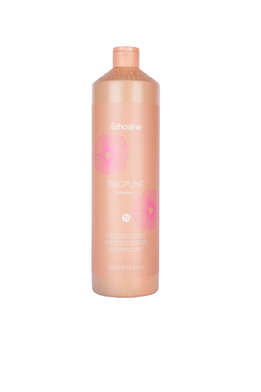 Discipline Shampoo - Cheveux Crépus de la marque Echosline, spécialement conçu pour les cheveux indisciplinés, crépus et difficiles à maîtriser. Sa formule innovante, sans SLS/SLES, offre un nettoyage en douceur tout en préservant l'équilibre naturel des cheveux.