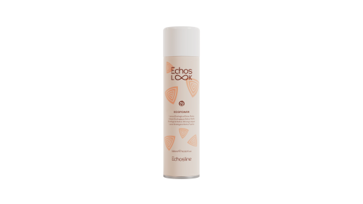 EchosLook Ecopower sèche rapidement, elle fixe en laissant les cheveux brillants , donne de la vitalité à votre cheveux puisqu'elle contient de la protéine de Soie.