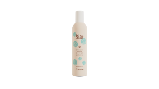 La Mousse Extra Forte- EchosLook est idéale pour pour un coiffage naturel mais défini et durable, 400ML.