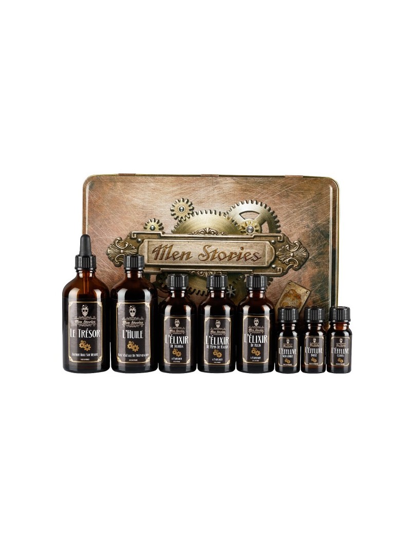 COFFRET MYSTERE - MEN STORIES Le coffret mystere - Men Stories comment ça marche ?? Ce coffret vous permettra de créer votre soin a souhait
