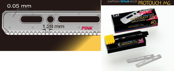 Lame CAPTAIN TITAN MILD PROTOUCH MG - 15 lames