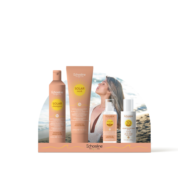 Offrez à vos cheveux et à votre peau la meilleure protection cet été avec la Gamme SOLAR d’Echosline