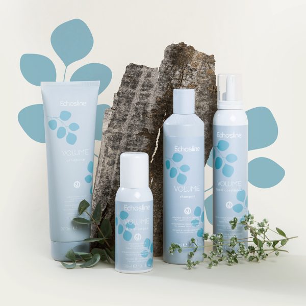 Volume Shampoo de Echosline est la solution idéale pour donner du corps et de la structure aux cheveux fins et ternes. Formulé sans SLES et SLS