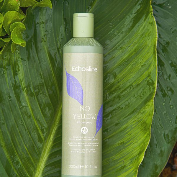 Le No Yellow Masque - Echosline repose sur une formule exclusive et avancée qui agit en profondeur pour éliminer efficacement les reflets jaunes indésirables des cheveux blonds