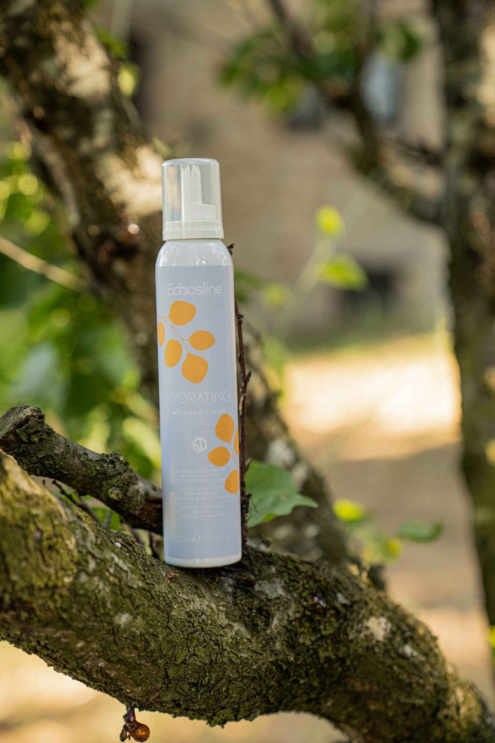 Mousse Hydratante - Echosline pour Cheveux Secs et Crépus sans rinçage de 200ML.