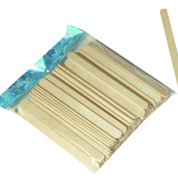 Spatule bois à usage unique MEDIUM 114 x 10 mm - 100 pièces