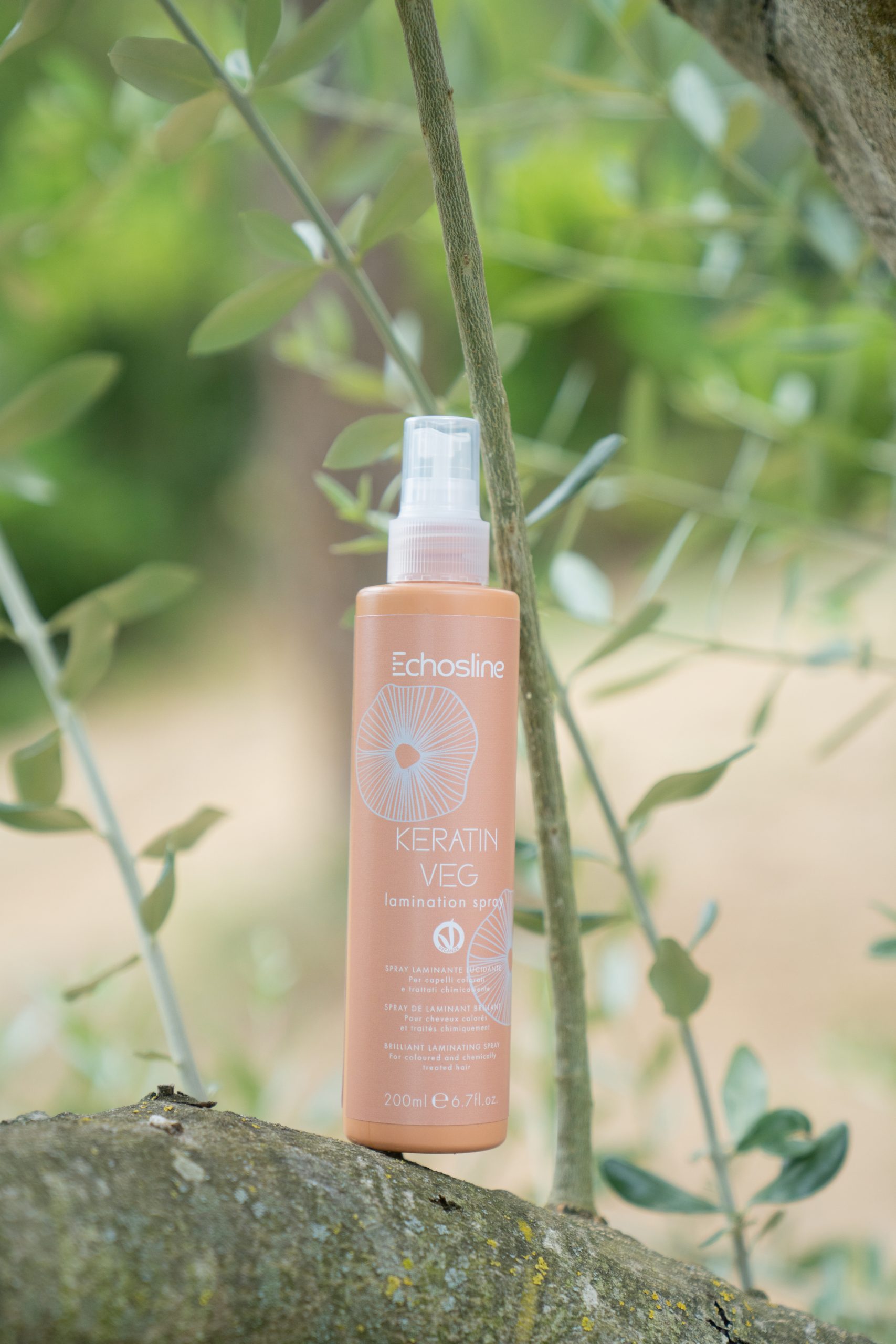 le Keratin Veg Spray d'Echosline. Ce spray réparateur