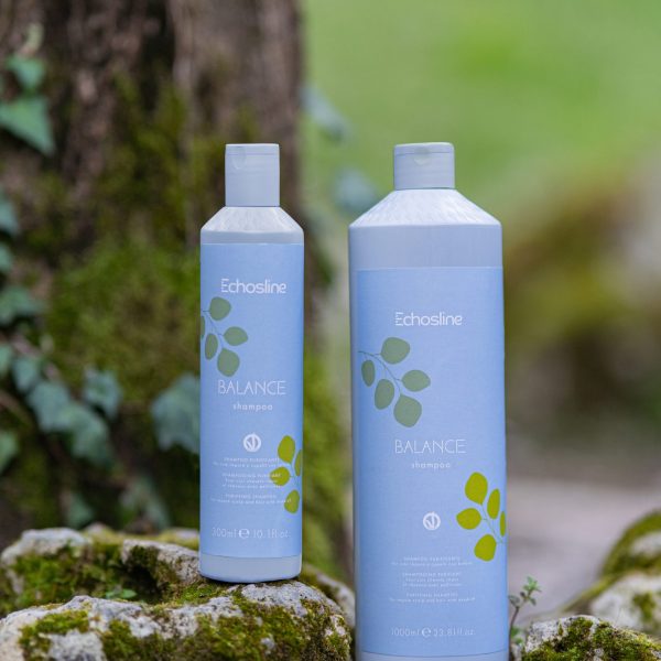 Le Shampooing Balance Shampoo - Echosline est votre allié ultime pour retrouver un cuir chevelu sain et des cheveux impeccables. Conçu avec soin par des experts en soins capillaires