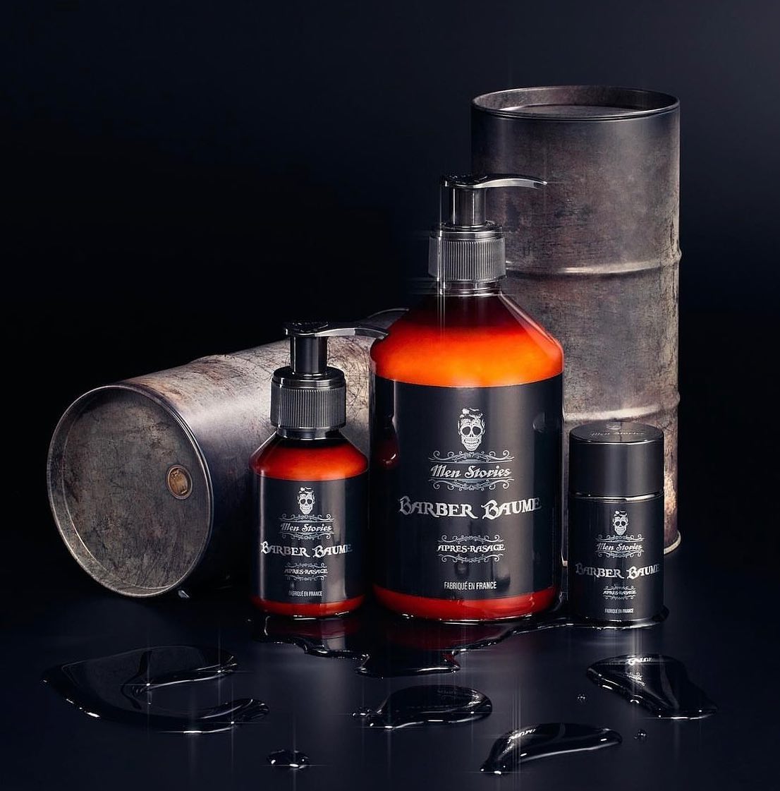 BARBER BAUME - MEN STORIES Barber BAUME - Men stories est un soin après rasage . Grâce à sa texture fraîche sans alcool à pénétration instantanée