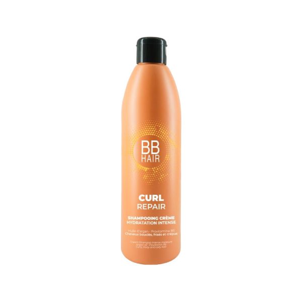 BB Curl Repair Shampooing - GENERIK aide à hydrater et nourrir les cheveux bouclés à crépus sans les alourdir. Il est enrichi en huile d’argan et provitamine B5