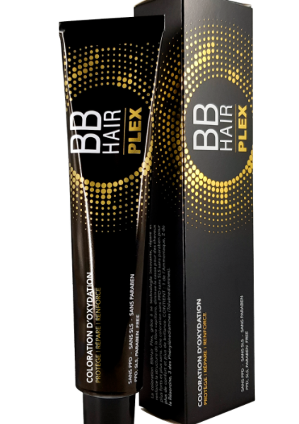 BB HAIR PLEX - COLORATION D'OXYDATION 100ML est une coloration enrichie en PLEX pour plus de confort et plus de brillance. La coloration BBHair Plex