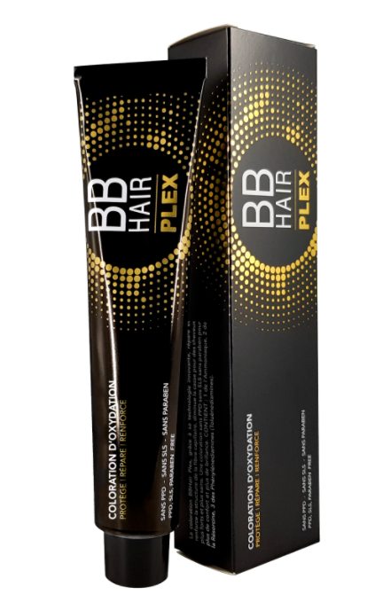 BB HAIR PLEX - COLORATION D'OXYDATION 100ML est une coloration enrichie en PLEX pour plus de confort et plus de brillance. La coloration BBHair Plex