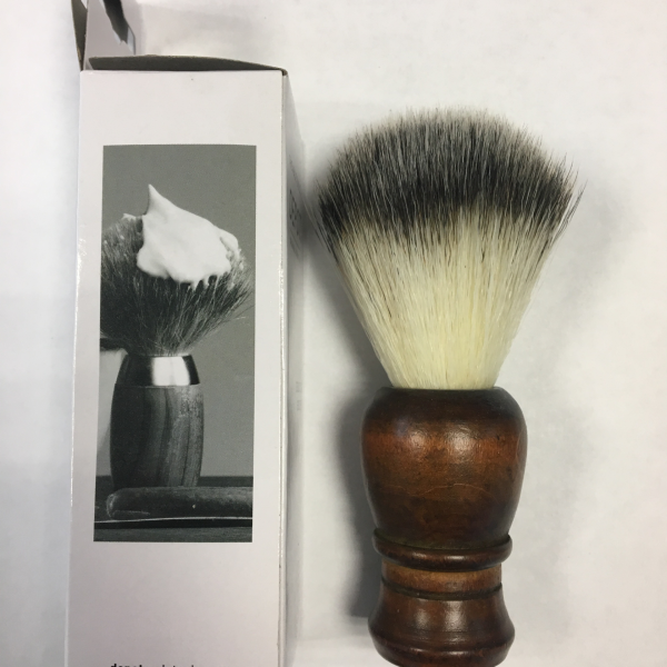 Blaireau de rasage manche en bois