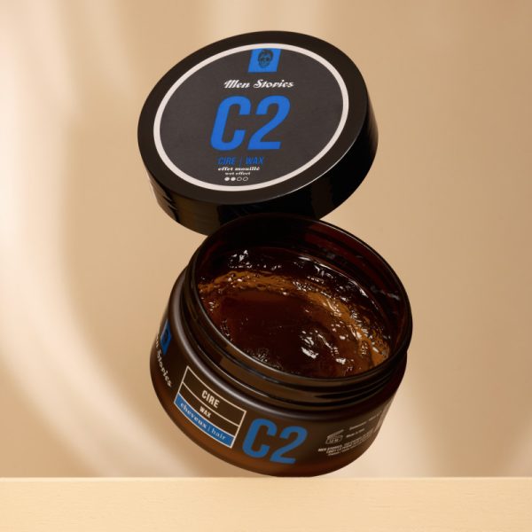 C2 Cire coiffante pour les cheveux à effet mouillé