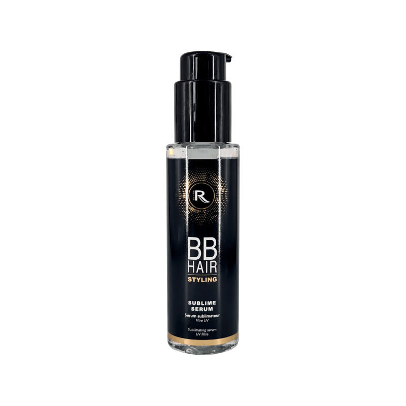 Le sérum sublimateur BBHair Styling prépare les cheveux à toutes les coiffures. Appliqué avant le brushing