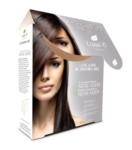 Kit de lissage - NATURA KERATIN - 3 x 100 ml