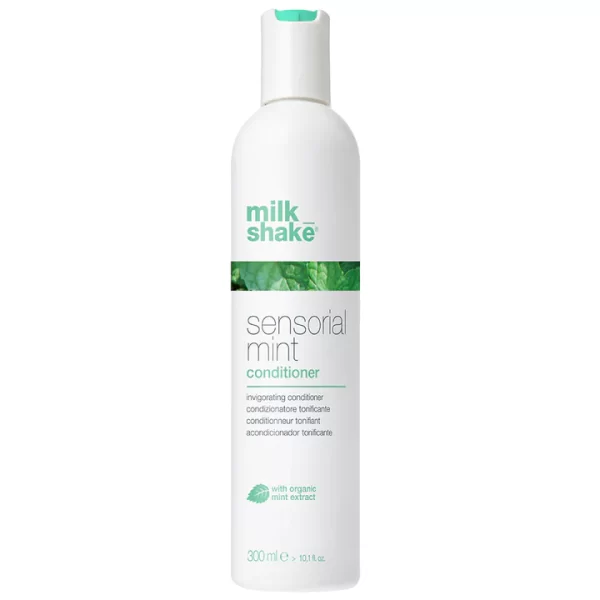Sensorial Mint Conditioner est un après-shampooing à la menthe sensorielle sans parabènes qui possède des propriétés hydratantes
