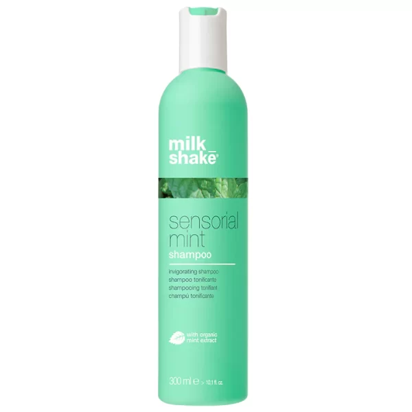 Sensorial Mint Shampoo est un Shampoing tonifiant. 2 formats s'offrent à vous 300ML ou 1000ML. Sa formule aux extraits de menthe