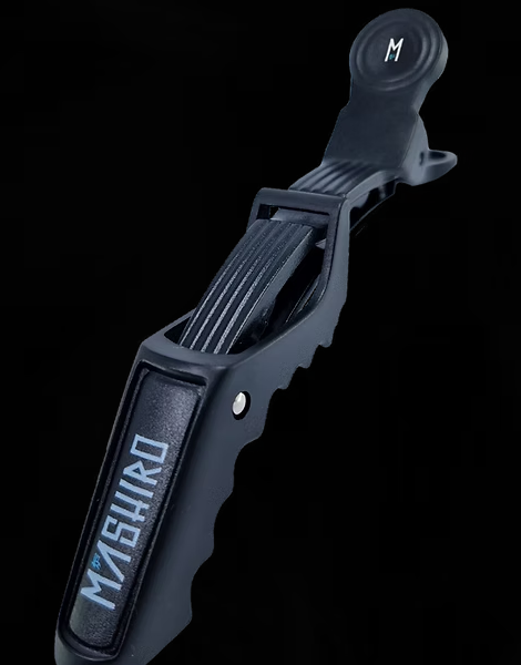 Lot de 6 pinces Mashiro pour cheveux, maintien précis des mèches lors du coiffage, coupe ou brushing, accessoires professionnels et réutilisables.